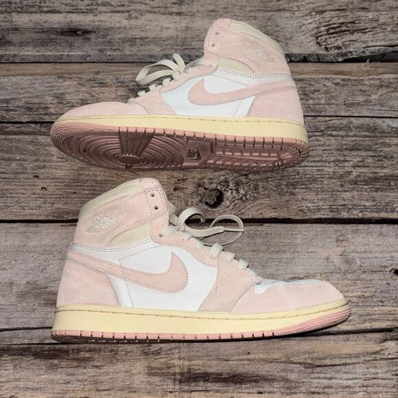 Size 9W/7.5M Jordan 1 Retro High OG Washed Pink (Women's) FD2596-600 - Picture 8 of 9